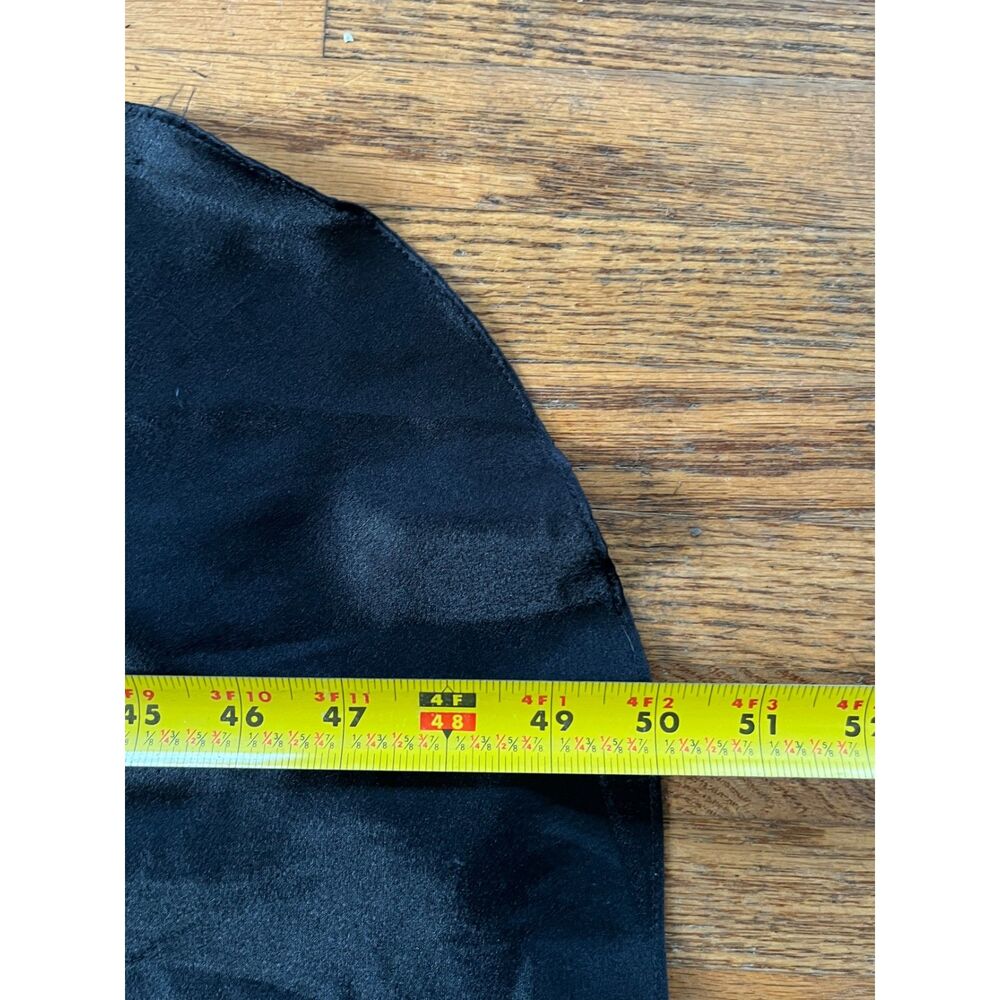 Vintage Black Y2K 90s Beaded Slip Midi Dress Women's Size XS - Picture 7 of 8